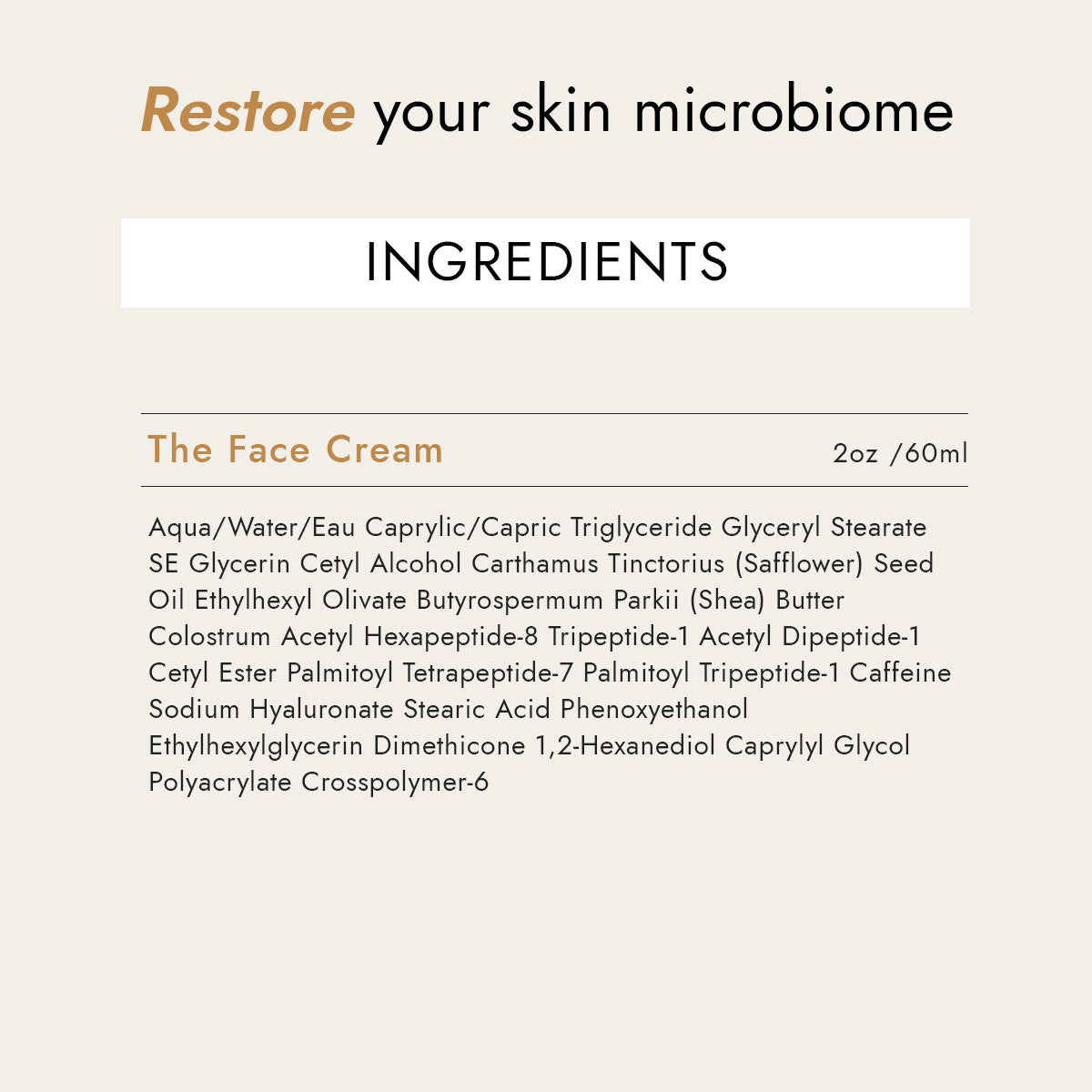The Face Cream